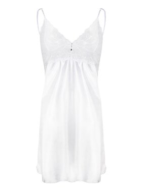 DKaren Lingerie DKaren Lingerie Halka Wendy Biały Classic Fit