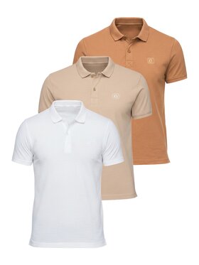 Ombre Ombre Polo OM-POBS-0171 Kolorowy Regular Fit