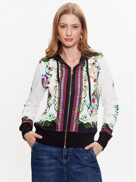 Versace Jeans Couture Versace Jeans Couture Суитшърт 74HAI3A6 Бял Regular Fit