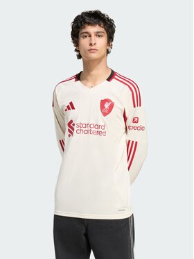 adidas adidas Koszulka techniczna Liverpool Biały Slim Fit