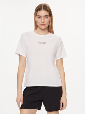 United Colors Of Benetton United Colors Of Benetton Maglietta del pigiama 30963M04R Bianco Regular Fit