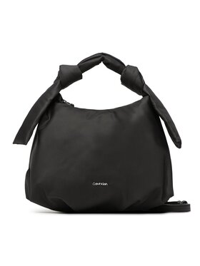 Calvin Klein Calvin Klein Geantă Soft Nappa Crossbody Textile K60K610184 Negru