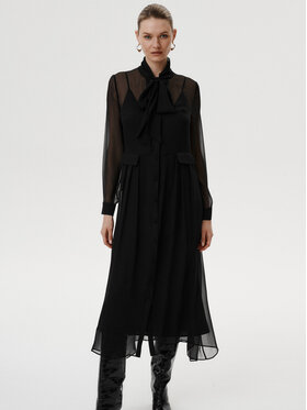 MARI PRETI MARI PRETI Abito da cocktail Nerissima Nero Regular Fit