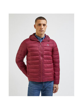 Lee Lee Kurtka zimowa LIGHT PUFFER JKT Czerwony Regular Fit