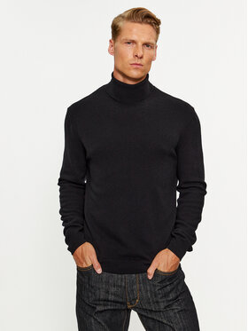 United Colors Of Benetton United Colors Of Benetton Rollkragenpullover 1002U2180 Schwarz Regular Fit