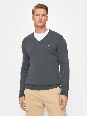 Tommy Jeans Tommy Jeans Светр Essential DM0DM19429 Сірий Slim Fit