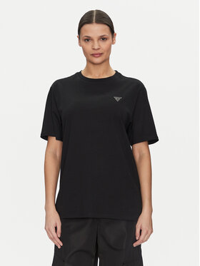 Guess Guess Футболка F3GI00 K8HM0 Чорний Regular Fit