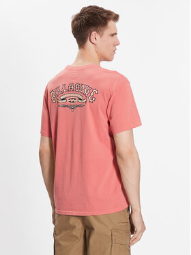 Billabong Billabong T-Shirt Arch Wave ABYZT01707 Koralowy Regular Fit
