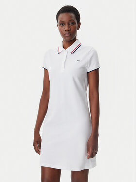 Tommy Hilfiger Tommy Hilfiger Igapäevane kleit WW0WW45532 Valge Regular Fit
