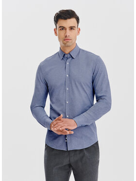 Pako Lorente Pako Lorente Koszula P25WF-1X-010 Niebieski Slim Fit