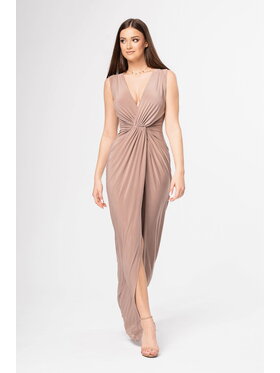 Aurora Aurora Sukienka Bocca Beżowy Feminine Fit