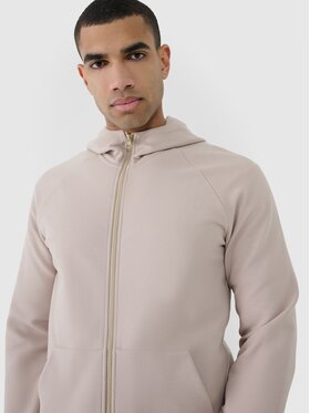 4F 4F Mikina 4FRSS25TSWSM2148-83S Hnedá Regular Fit