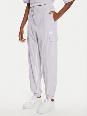 adidas adidas Sportinės kelnės Dance All-Gender Versatile IS0907 Violetinė Loose Fit