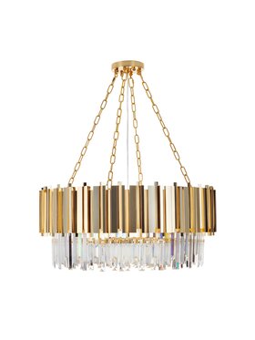 MIAhome MIAhome Lampa wisząca REA złota 80 cm Złoty