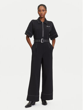 KARL LAGERFELD KARL LAGERFELD Kombinezon A3W13047 Czarny Regular Fit