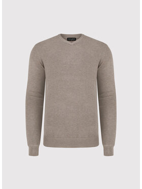 Pako Lorente Pako Lorente Sweter P25WN-2X-034 Brązowy Classic Fit