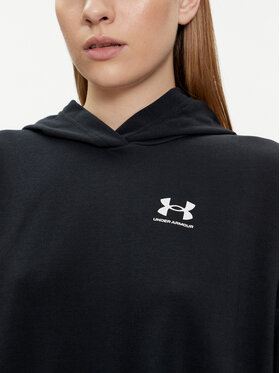 Under Armour Jopa Ua Rival Terry Os Hoodie 1382736-001 Črna Loose Fit