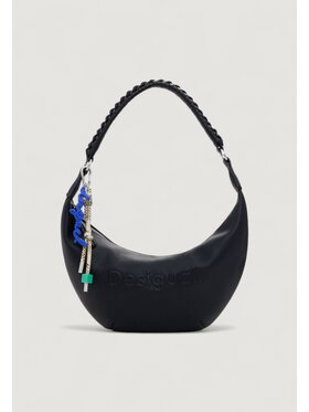 Desigual Desigual Σάκος BAG_HALF LOGO ZANTE BLACK Μαύρο