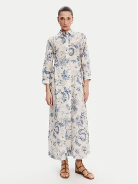 Fracomina Fracomina Hemdkleid FJ25SD3004W621N4 Blau Regular Fit