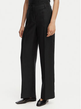Weekend Max Mara Weekend Max Mara Штани з тканини Malizia 2615131112 Чорний Regular Fit