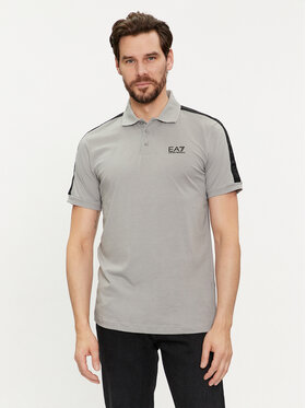 EA7 Emporio Armani EA7 Emporio Armani Поло 3DPF23 PJ02Z 0923 Сірий Regular Fit