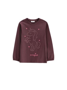 Coccodrillo Coccodrillo S dlhými rukávmi ZC6143101WGK-017 Bordová Regular Fit