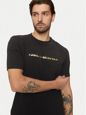 KARL LAGERFELD T-shirt 755462 551235 Crna Regular Fit