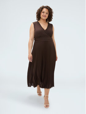 Fiorella Rubino Fiorella Rubino Sukienka koktajlowa 7012T001853N032 Brązowy A-Line Fit