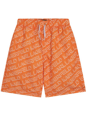 KARL LAGERFELD KARL LAGERFELD Kopalne hlače Z20099 M Oranžna Regular Fit