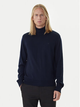 Calvin Klein Calvin Klein Rollkragenpullover LV04LD317G Blau Regular Fit