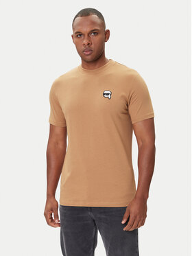 KARL LAGERFELD KARL LAGERFELD T-shirt 755710 554224 Bež Regular Fit