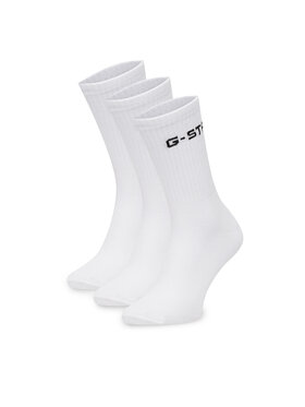 G-STAR G-STAR Krátke ponožky CEO_AS_G_STAR_001W_AW26 (3-PACK) Biela