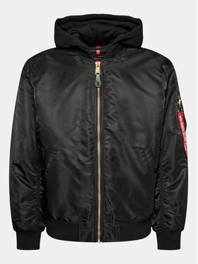 Alpha Industries Alpha Industries Kurtka bomber Ma-1 ZH Back Emb 138105 Czarny Regular Fit