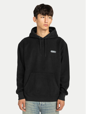 Element Element Džemperis ar kapuci Capsule Rain Polar Po ELYFT00203 Melns Relaxed Fit