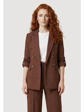 Artigli Artigli Giacca da donna BACIATA QUATTRO BOTTONI Marrone To Fit