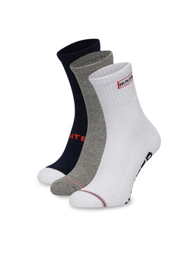 Hunter Hunter Dlhé ponožky AS_HUNTER_01Z_SS25 (3-PACK) Biela