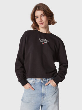 Tommy Jeans Tommy Jeans Суитшърт DW0DW14851 Черен Relaxed Fit