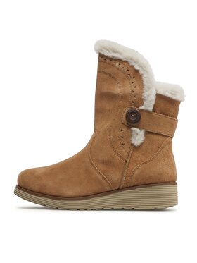 Skechers Čizme Cozy Peak 49811/TAN Smeđa