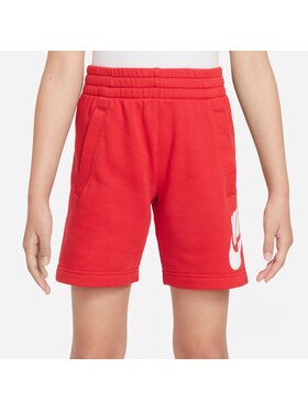 Nike Nike Szorty sportowe Sportswear Club Fleece Czerwony Regular Fit