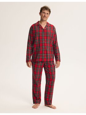 Esotiq Esotiq Piżama 46412 Czerwony Regular Fit