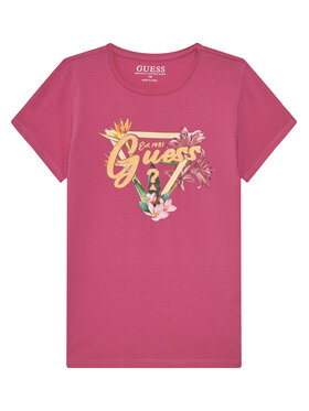 Guess Guess Póló J5GI16 K6YW4 Rózsaszín Regular Fit