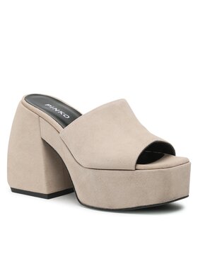 Pinko Pinko Natikače Margaux Wedge PE 23 BLKS1 100653 A0N8 Bež