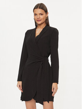 Morgan Morgan Rochie de zi 241-RVOLCA Negru Regular Fit