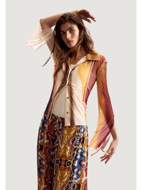 Desigual Desigual Košulja TS_PAINT_LACROIX Bež Casual Fit