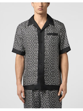 PHILIPP PLEIN PHILIPP PLEIN Košile 30485 Černá Regular Fit