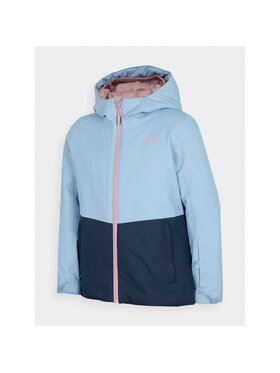 4F 4F Kurtka narciarska HJZ22JKUDN001-30S Niebieski Regular Fit