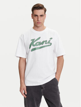 Karl Kani Karl Kani Tricou Varsity Palm PD00005336 Alb Relaxed Fit