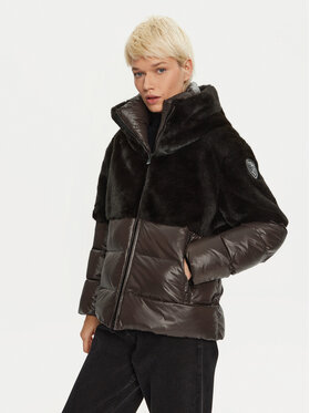 Blauer Blauer Télikabát 24WBLDC02290 Barna Regular Fit