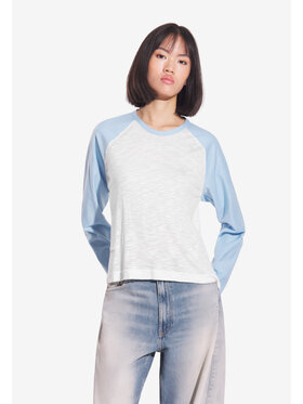 PROSTO. PROSTO. Longsleeve College Niebieski Regular Fit