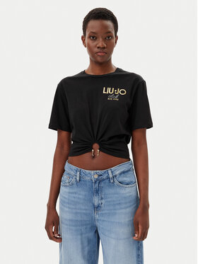 Liu Jo Liu Jo T-Shirt WA5139 JS923 Czarny Regular Fit